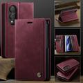 Samsung Galaxy Z Fold8 Ultra Caseme 033 Calf Texture Wallet Case with RFID Blocking - Red