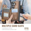 Samsung Galaxy Z Fold8 Ultra Caseme C22 Case RFID Card Wallet - Brown
