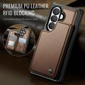 Samsung Galaxy Z Fold8 Ultra Caseme C22 Case RFID Card Wallet - Brown