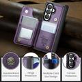 Samsung Galaxy Z Fold8 Ultra Caseme C22 Case RFID Card Wallet - Purple