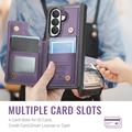 Samsung Galaxy Z Fold8 Ultra Caseme C22 Case RFID Card Wallet - Purple