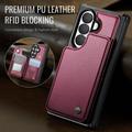 Samsung Galaxy Z Fold8 Ultra Caseme C22 Case RFID Card Wallet - Red