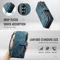 Samsung Galaxy Z Fold8 Ultra Caseme C30 Multifunctional Wallet Case - Blue