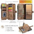 Samsung Galaxy Z Fold8 Ultra Caseme C30 Multifunctional Wallet Case - Brown
