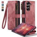 Samsung Galaxy Z Fold8 Ultra Caseme C30 Multifunctional Wallet Case - Red