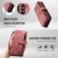 Samsung Galaxy Z Fold8 Ultra Caseme C30 Multifunctional Wallet Case - Red