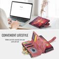 Samsung Galaxy Z Fold8 Ultra Caseme C30 Multifunctional Wallet Case - Red