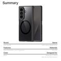 Samsung Galaxy Z Fold8 Ultra Dux Ducis Aimo Hybrid Case - Compatible with MagSafe - Black