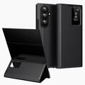 Samsung Galaxy Z TriFold Smart Clear View Flip Case with Card Slot - Black