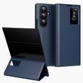 Samsung Galaxy Z TriFold Smart Clear View Flip Case with Card Slot - Sapphire