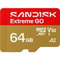 SanDisk Extreme GO microSDXC Memory Card SDSQXGN-064G-GN6MN - 64GB