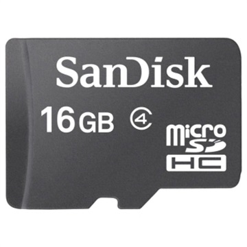 SanDisk MicroSDHC Card SDSDQM-016G-B35A - 16GB