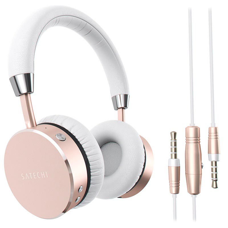 Satechi Aluminum Wireless Headphones - Rose Gold