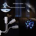 Satellite Projector / Starry Sky Lamp with 25 Projection Films - White