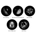 Satellite Projector / Starry Sky Lamp with 25 Projection Films - White