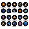 Satellite Projector / Starry Sky Lamp with 25 Projection Films - White