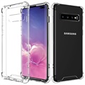 Scratch-Resistant Samsung Galaxy S10+ Hybrid Case - Transparent