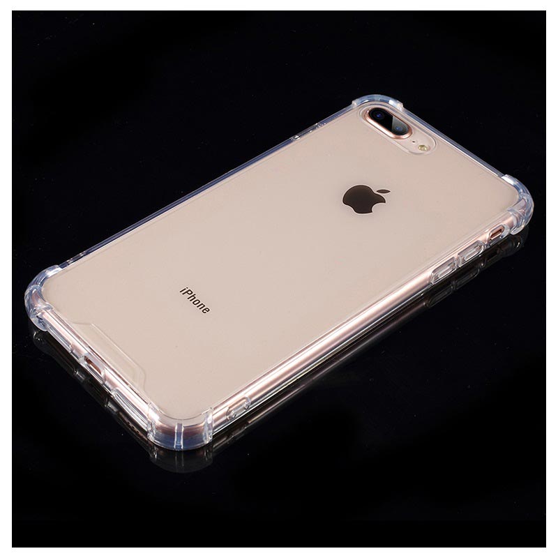 Wholesale iPhone 8 Plus / 7 Plus Tempered Glass Hybrid Case Cover