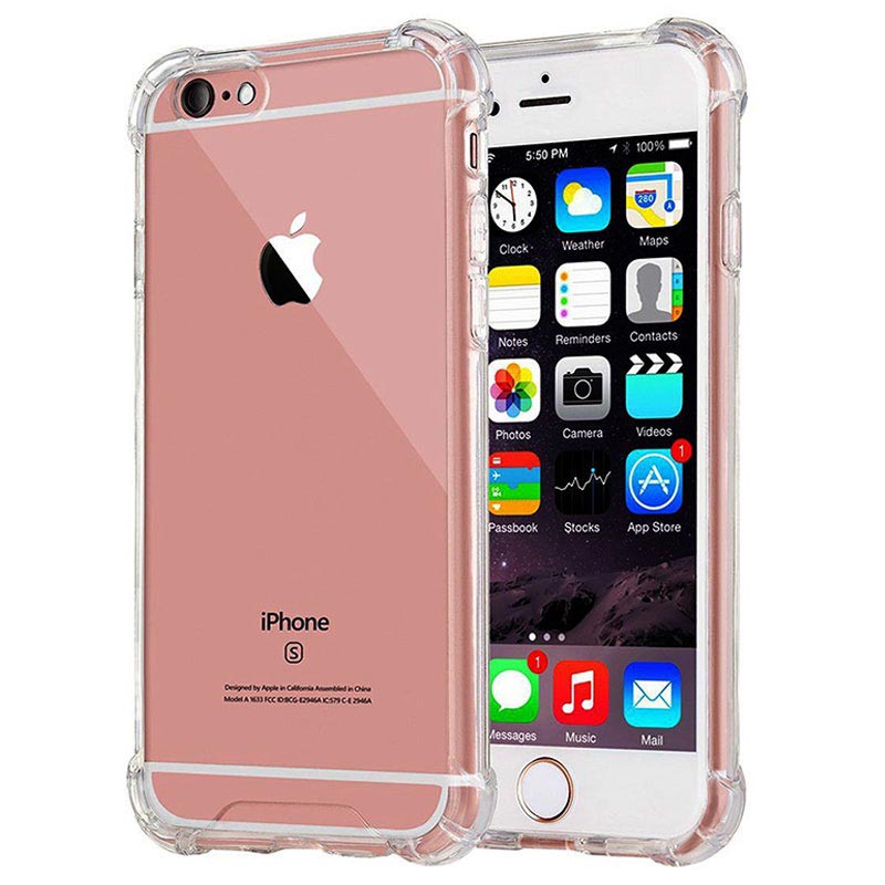 Scratch Resistant iPhone 6 6S Hybrid Case Transparent