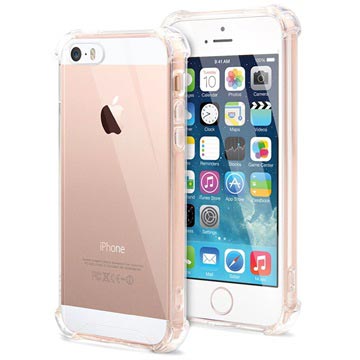 Scratch-Resistant iPhone 5/5S/SE Hybrid Case - Crystal Clear