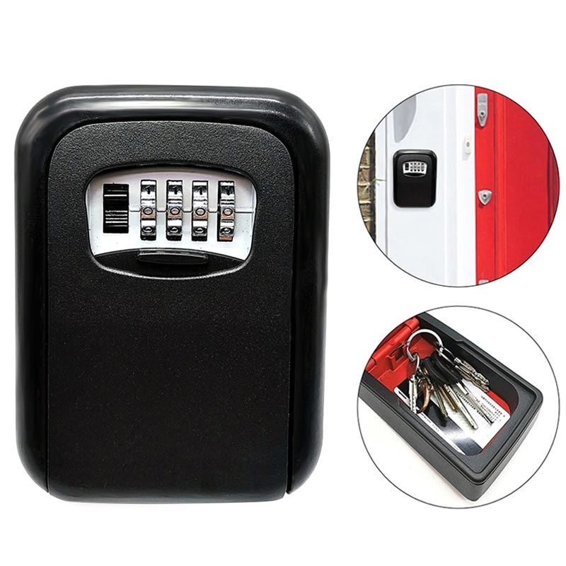 Security Key Box with Code MH902 Wall Mount Black