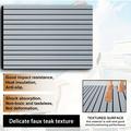 Self-Adhesive EVA Foam Boat Flooring Mat - 120x60x0.6cm - Light Grey