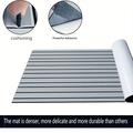 Self-Adhesive EVA Foam Boat Flooring Mat - 120x90x0.6cm - Light Grey