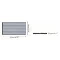Self-Adhesive EVA Foam Boat Flooring Mat - 120x90x0.6cm - Light Grey