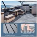 Self-Adhesive EVA Foam Boat Flooring Mat - 240x60x0.6cm - Light Grey