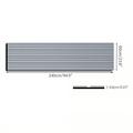 Self-Adhesive EVA Foam Boat Flooring Mat - 240x60x0.6cm - Light Grey