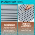 Self-Adhesive EVA Foam Boat Flooring Mat - 240x90x0.6cm - Light Grey