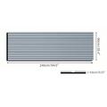 Self-Adhesive EVA Foam Boat Flooring Mat - 240x90x0.6cm - Light Grey