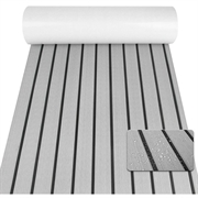 Self-Adhesive EVA Foam Boat Flooring Mat - 120x60x0.6cm - Light Grey