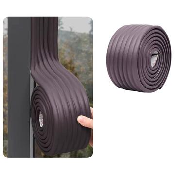 Self-Adhesive Weather Sealing Tape for Door and Window Gaps - 8cm x 2m - Coffee