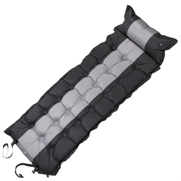 Self-Inflating Sleeping Pad for Camping - Black / Grey