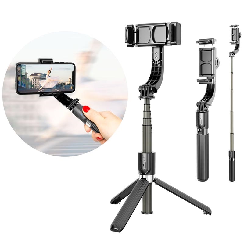 Selfie Stick with Gimbal Stabilizer and Tripod Stand L08