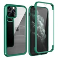 Shine&Protect 360 iPhone 11 Pro Max Hybrid Case - Green / Clear