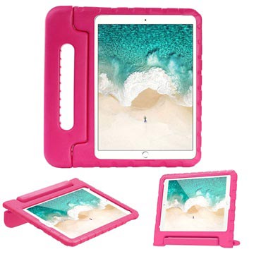 Shockproof iPad Pro 10.5 Kids Carrying Case - Hot Pink