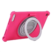 Lenovo Tab Plus Gen 2 Shockproof Silicone Case with Pencil Holder - Hot Pink