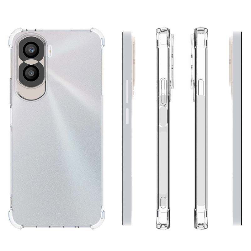 Custodia Per Honor 90 Lite Con Vetro Temperato Cielo Stellato + Cover TPU Morbida - Protezione Antigraffio E Antiurto