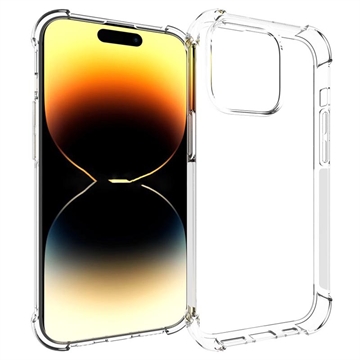 iPhone 15 Pro Shockproof TPU Case - Transparent