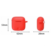 Honor Earbuds 5e Silicone Case with Buckle - Red