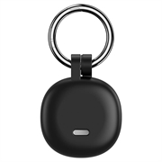 Samsung Galaxy SmartTag3 Silicone Case with Keychain - Black
