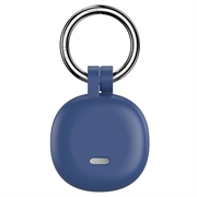 Samsung Galaxy SmartTag3 Silicone Case with Keychain - Dark Blue