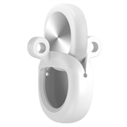 Samsung Galaxy SmartTag3 Silicone Case with Keychain - White