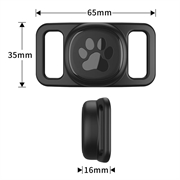 Samsung Galaxy SmartTag3 Silicone Case for Pet Collar - Black