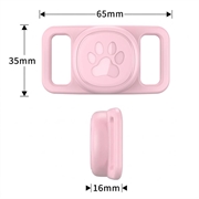 Samsung Galaxy SmartTag3 Silicone Case for Pet Collar - Pink