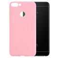 Huawei P Smart Flexible Matte Silicone Cover - Pink