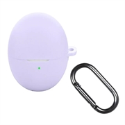 Huawei FreeBuds 6 Silicone Case with Carabiner - Purple