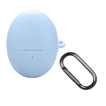 Huawei FreeBuds 6 Silicone Case with Carabiner - Sky Blue